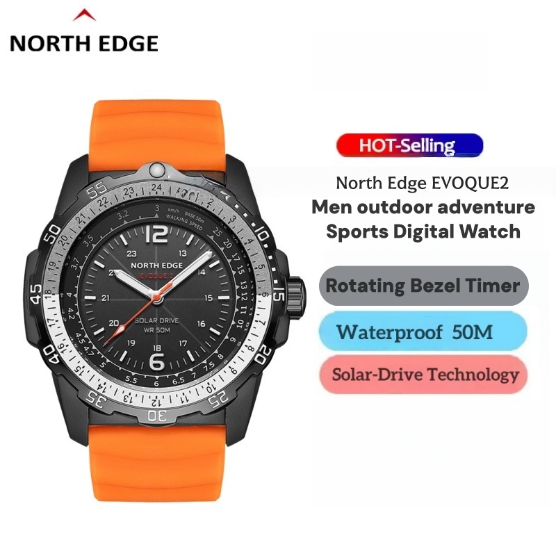 Smartwatch Digital Watches For Men - NORTH EDGE Herren Outdoor Digitaluhr mit