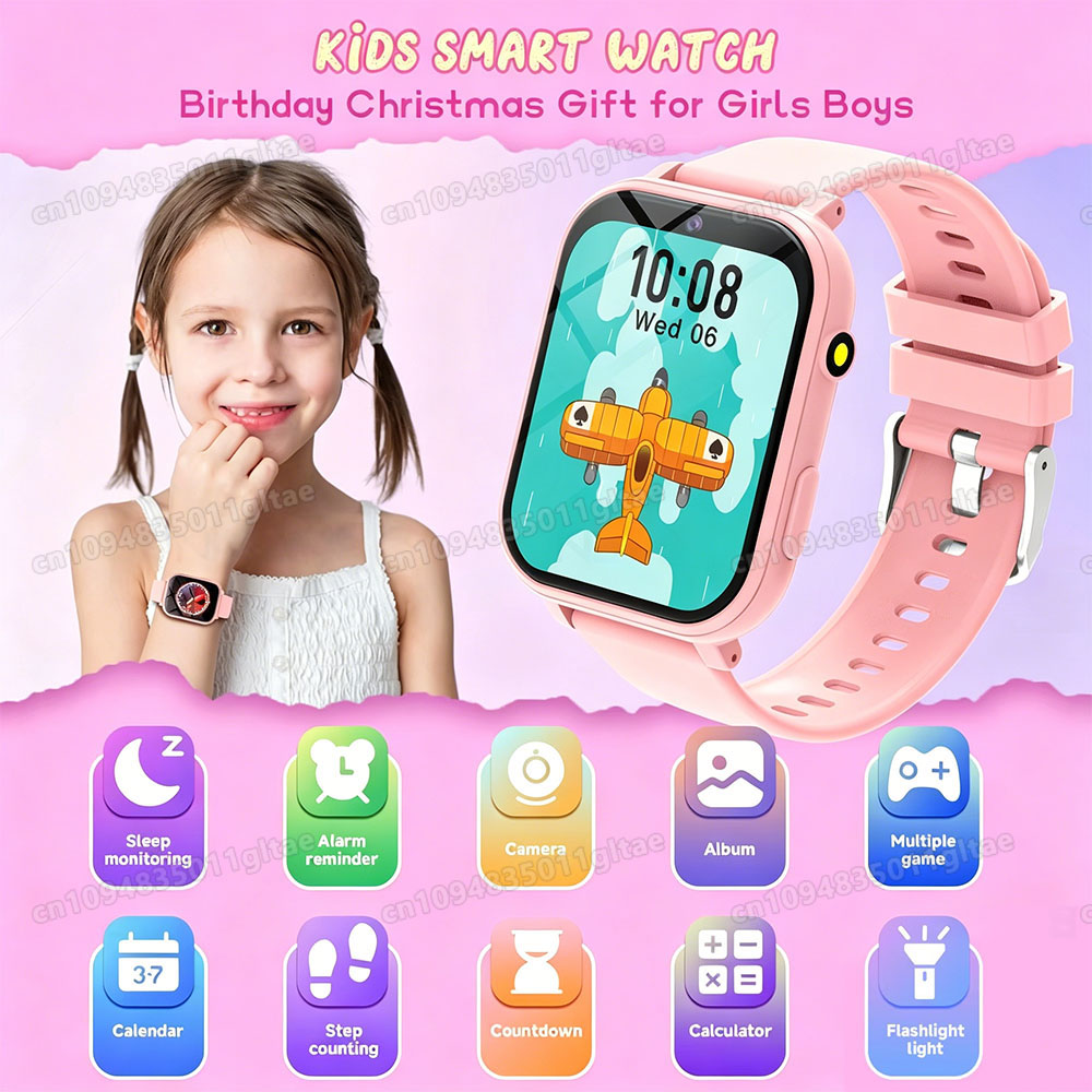 Smartwatch Watches Birthday Gift For Boys - Neue Smartwatch für Kinder HD-Kamera Taschenlampe