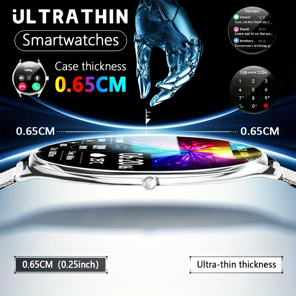 Watches Ladies Smartwatch - 2026 Neue Ultradünne Smartwatch für Herren