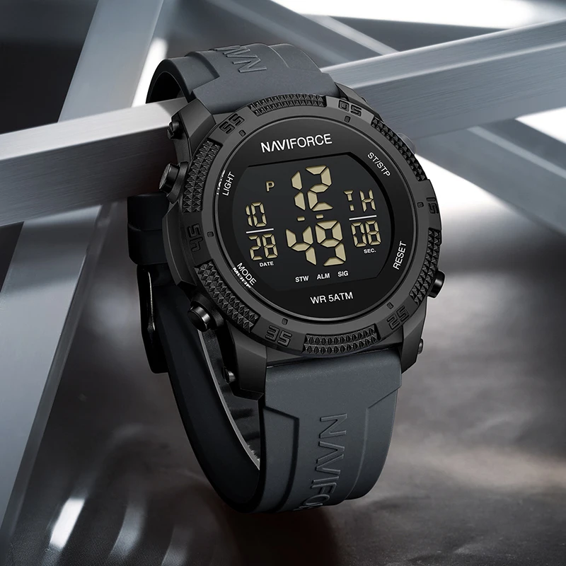 Tide Watch Surf - Neuer Stil NAVIFORCE Modische Wasserdichte Herren-Elektronik-Armbanduhr