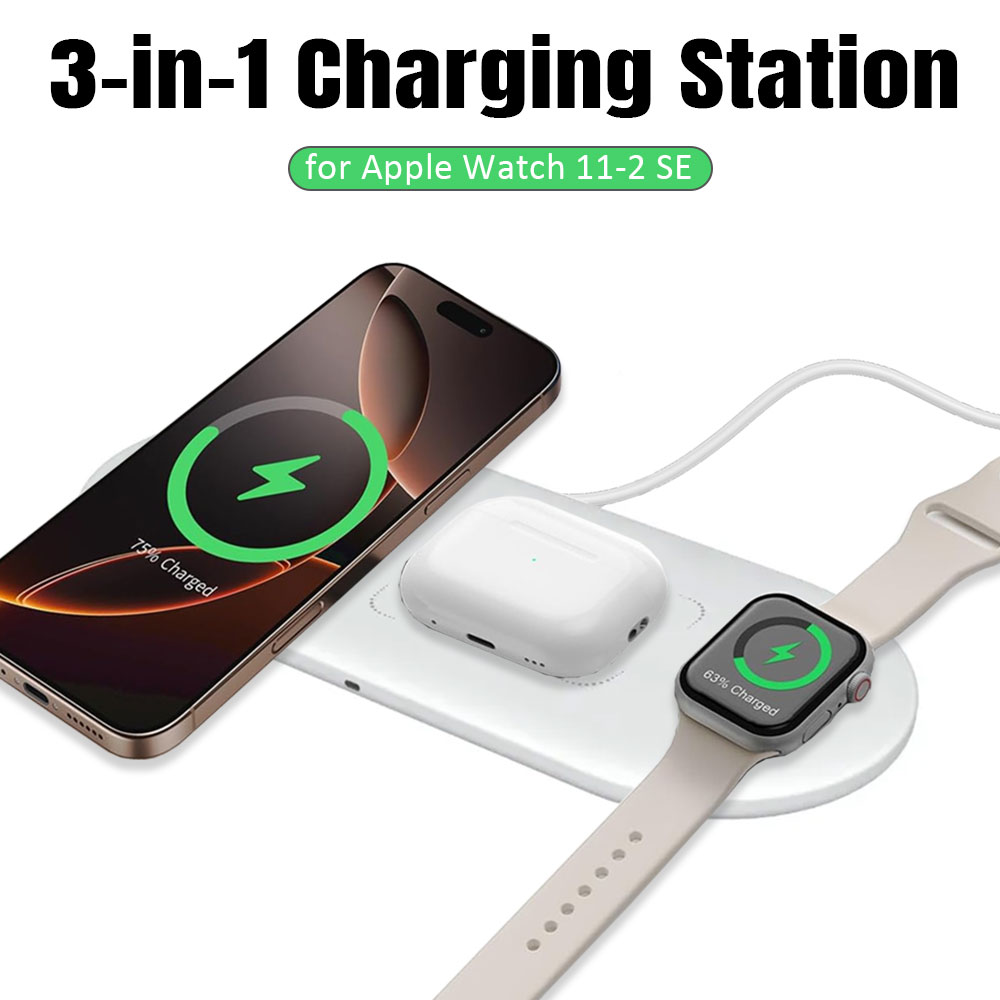 Watch 7 Smartwatch Iphone - Desktop 3-in-1 Kabelloses Ladegerät für iPhone
