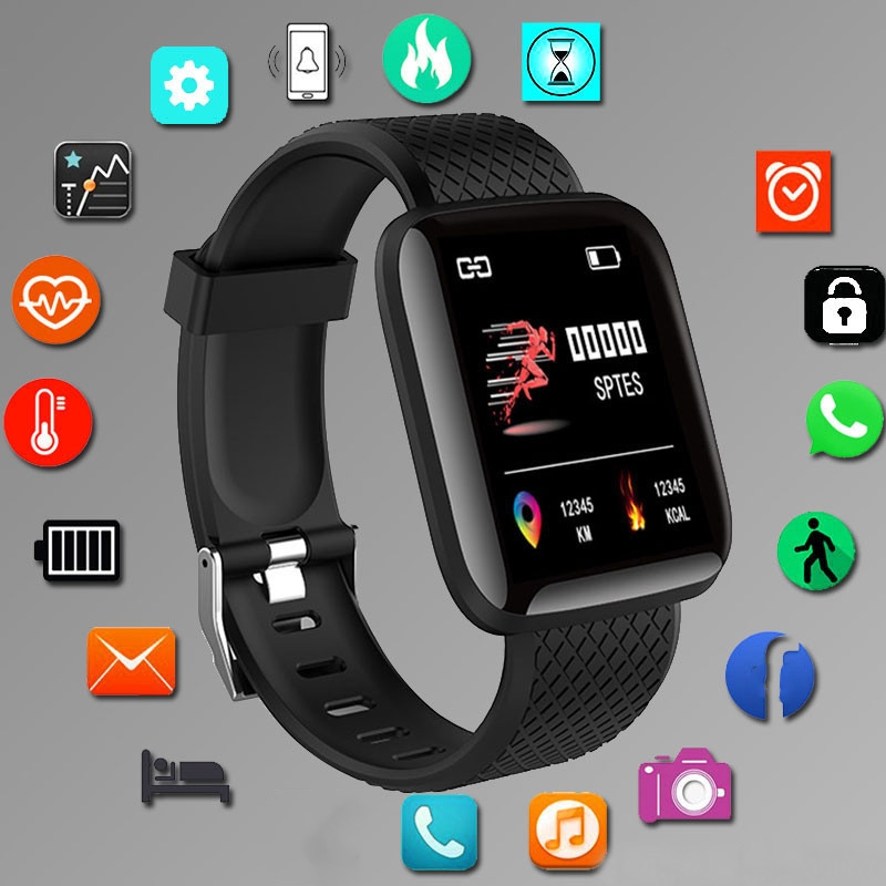 Watch Smart Y68 - Sport Smartwatch Fitness Armband Musik Steuerung
