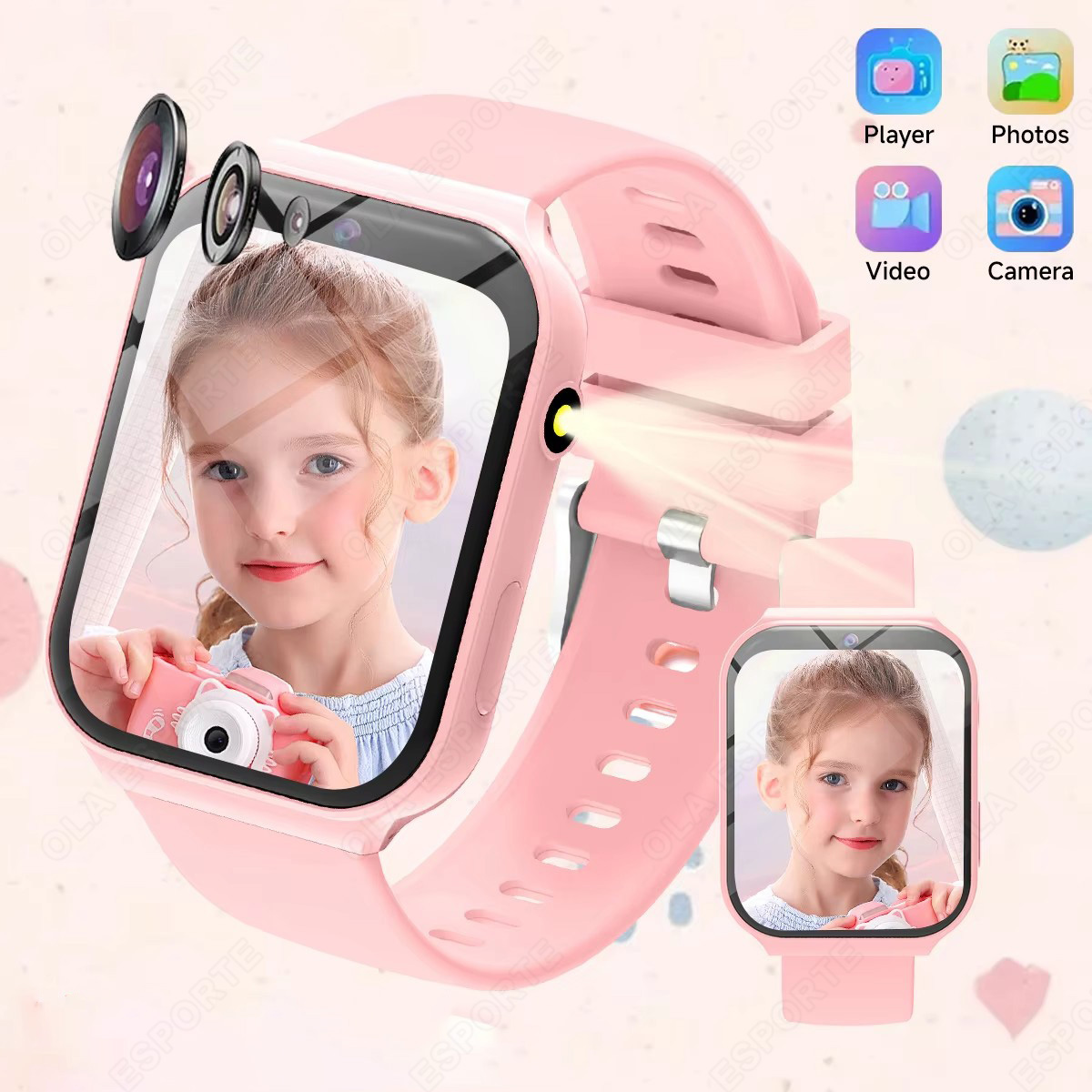 Smartwatch Watches Birthday Gift For Boys - 2025 Neue Smartwatch für Kinder HD-Kamera