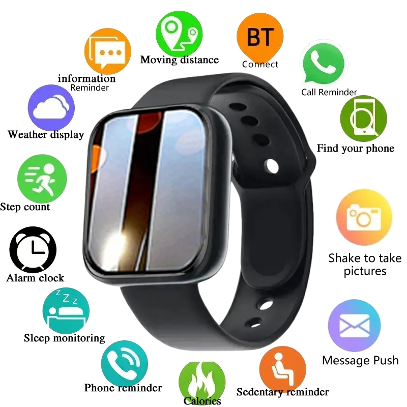 Watch Smart Y68 - Multifunktion ale Smartwatches Frauen Männer Bluetooth