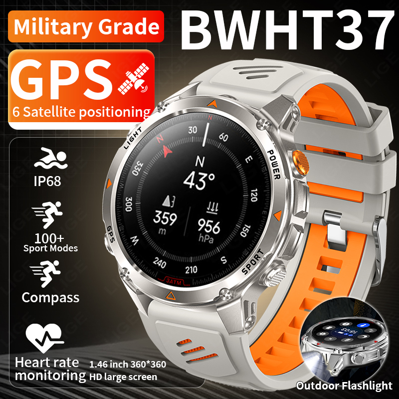 Watch Smartwatch - LIGE Robuste GPS Track Smart Uhr