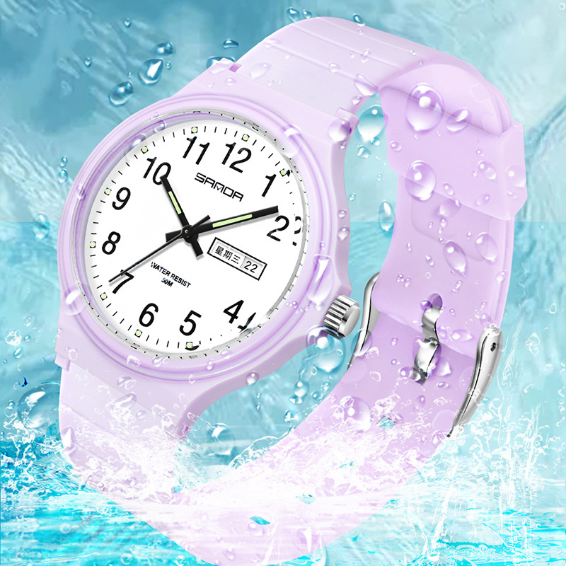 Tide Watch Surf - UTHAI L02 Damenuhr, modisch, schlicht, elektronische