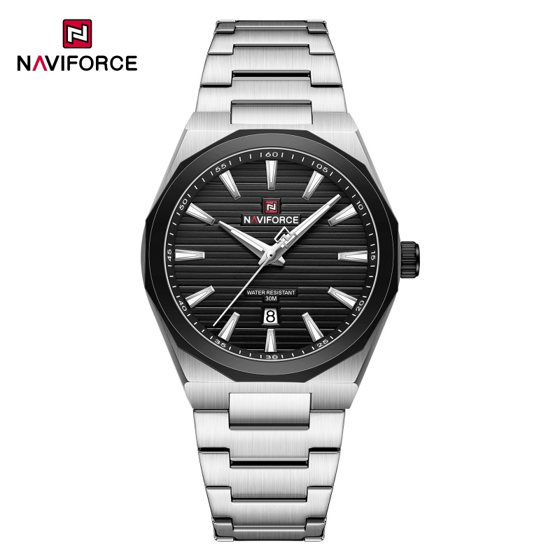Smartwatch Luxury Watches For Men - NAVIFORCE Herren-Militär-Sportuhr, luxuriöse Quarz-Armbanduhr mit Datumsanzeige,