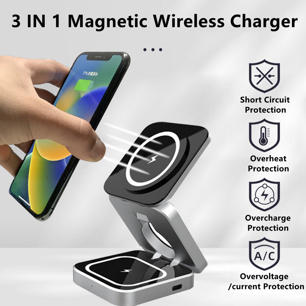 Watch 7 Smartwatch Iphone - Faltbare magnetische drahtlose Ladegerät Ständer Schnellladestation