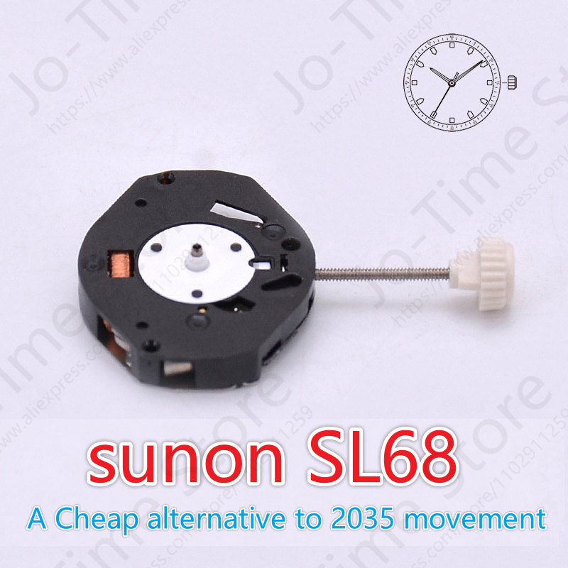 Sunon Sl68 Quarzuhrwerk, günst – Watch Movement Rotor Bewertung und Preis