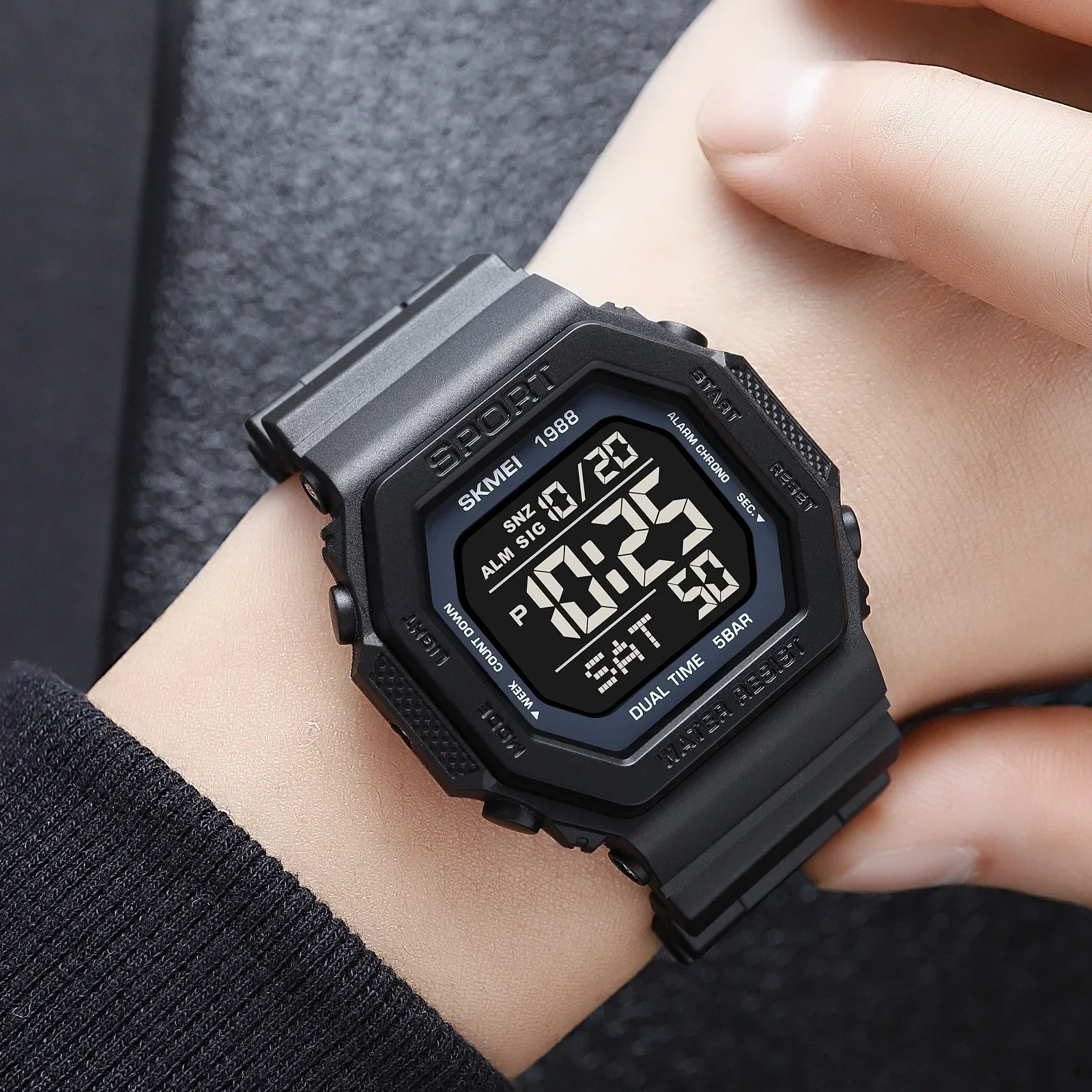 Skmei 1988 Herren-Militär-Coun – Tide Watch Surf Bewertung und Preis