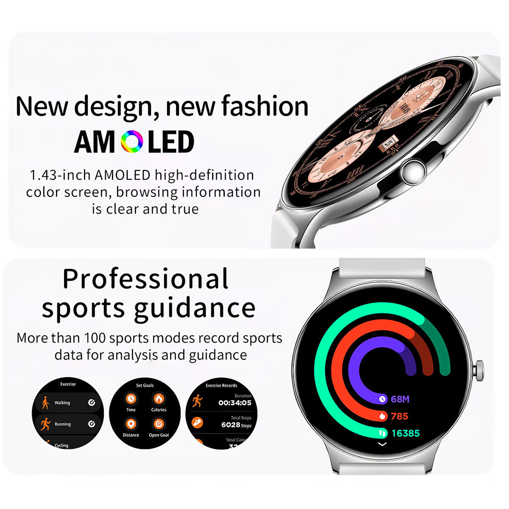 1,43 Zoll AMOLED Ultradünne Sm – Smartwatch Digital Watches For Men Bewertung und Preis