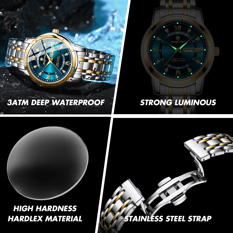 PAAZOMU Armbanduhr für Herren  – Smartwatch Luxury Watches For Men Bewertung und Preis