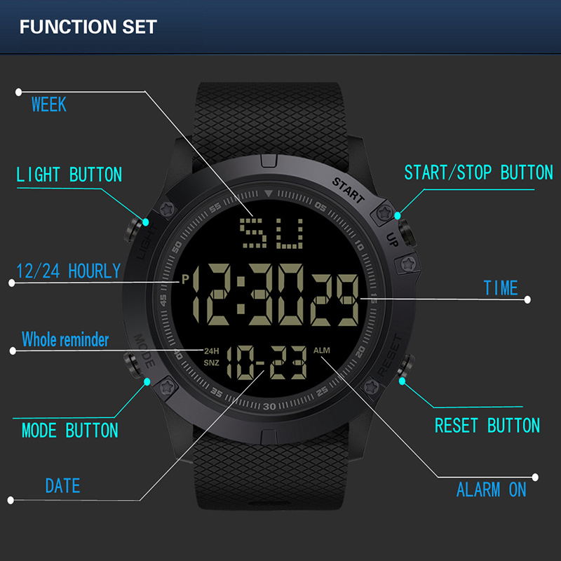 Männer Sport Uhr Multifunktion – Tide Watch Surf Bewertung und Preis