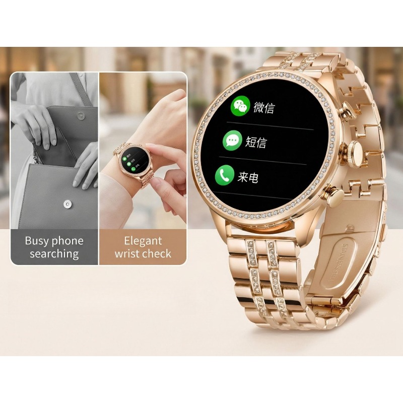Grenzübergreifende Exklusivlie – Watches Ladies Smartwatch Bewertung und Preis