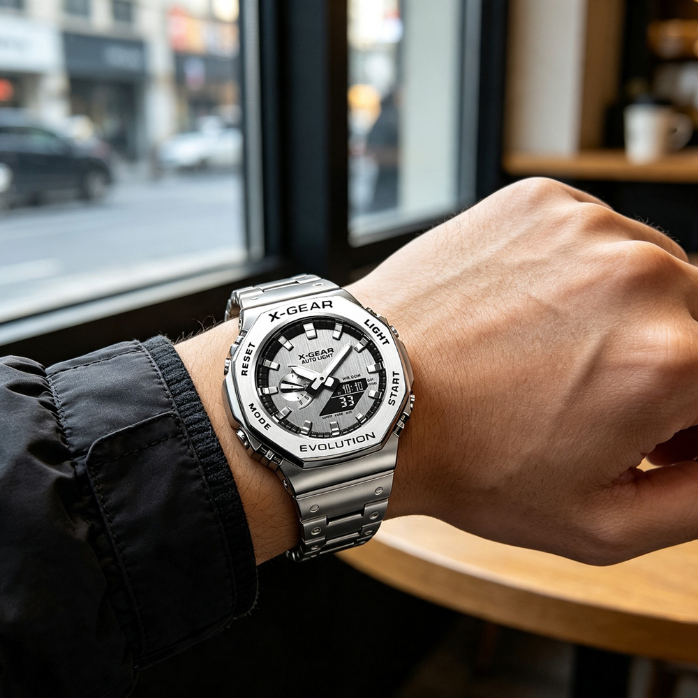 X-GEAR Dual-Display Digitale S – Smartwatch Digital Watches For Men Bewertung und Preis