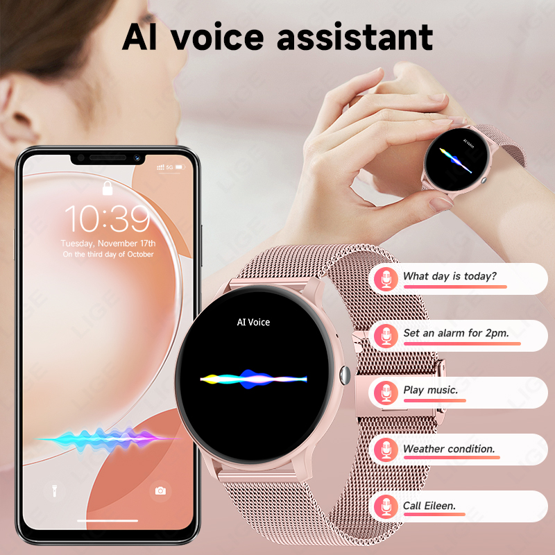 LIGE Wasserdichte Damen Smartw – Watches Ladies Smartwatch Bewertung und Preis