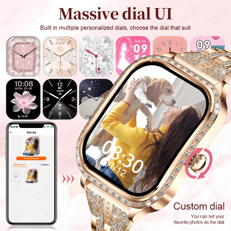 LIGE Smartwatch für Damen, was – Watches Ladies Smartwatch Bewertung und Preis