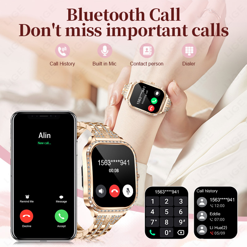 LIGE Smartwatch für Damen, was – Watches Ladies Smartwatch Bewertung und Preis