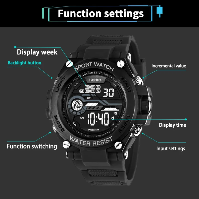 YIKAZE Herren Sportuhr Wasserd – Tide Watch Surf Bewertung und Preis