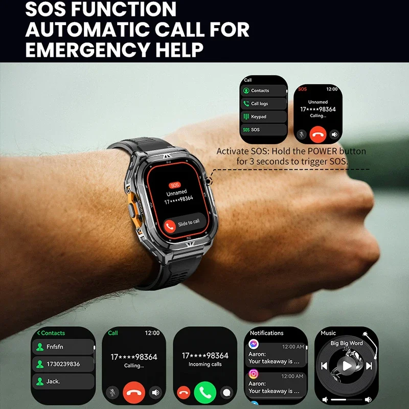 Luxuriöse AMOLED Smartwatch mi – Smartwatch Digital Watches For Men Bewertung und Preis