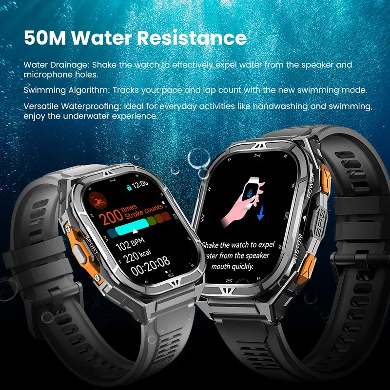 Luxuriöse AMOLED Smartwatch mi – Smartwatch Digital Watches For Men Bewertung und Preis