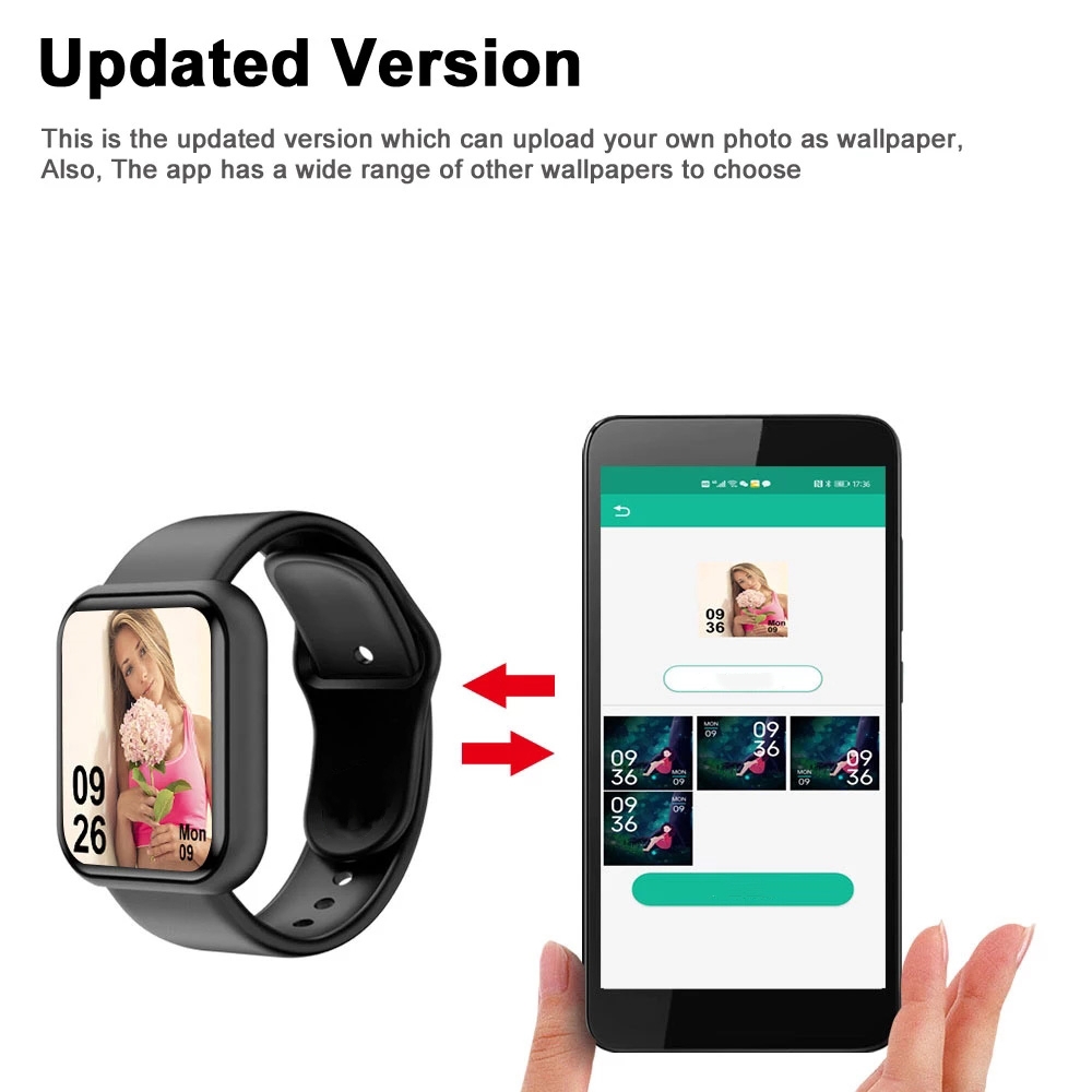 Smart Uhr Frauen Männer Musik  – Watch Smart Y68 Bewertung und Preis